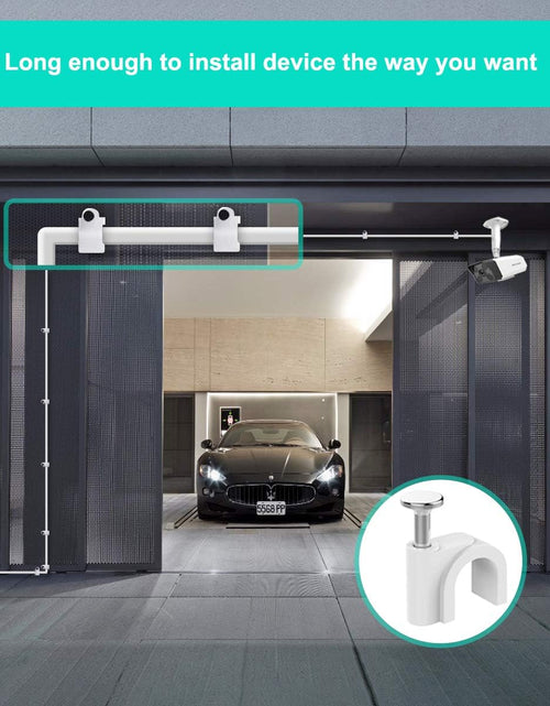 Load image into Gallery viewer, 30Ft 12V DC Extension Cable 2Pack,Power Supply Extension Cord 2.1Mm X 5.5Mm 5521 12V DC Adapter Flat Female to Male Extender Wire for IP Network,Cctv Security Camera,Dvrs,5V,9V,24V,Volt,25
