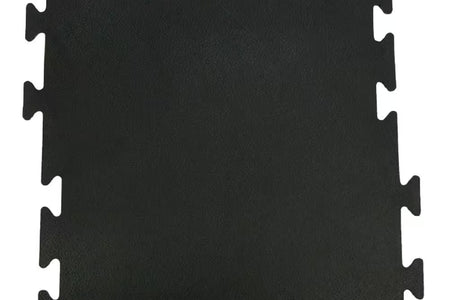 Armor-Lock (Fitness) 3/8 In. X 20 In. X 20 In. Black Interlocking Rubber Tiles (12-Pack, 33 Sq. Ft.)