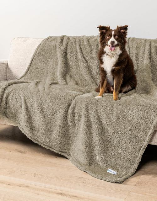 Load image into Gallery viewer, Fluffy Waterproof Dog Blanket Fleece | Soft Warm Pet Fleece Throw for Large Dogs and Cats | Fuzzy Plush Sherpa Throw Furniture Protector Sofa Couch Bed
