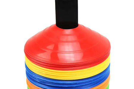 10/50PCS Soccer Disc Cones Set Soccer Training Pro Agility Discs Dish Sport Space Cones Football Training Equipment Ball Game