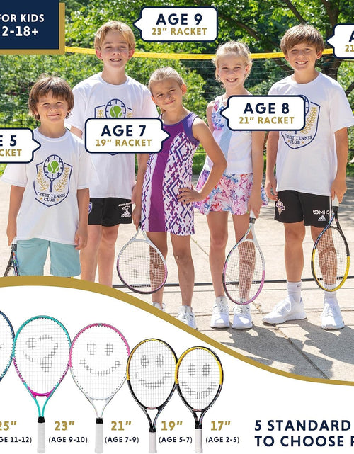 Load image into Gallery viewer, Tennis Racket for Kids by . Proper Equipment Helps You Learn Faster and Play Better!
