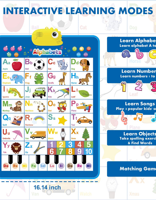 Load image into Gallery viewer, Dinosaur Electronic Learning Chart, Interactive Preschool Toy
