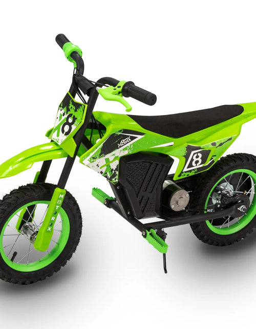 Load image into Gallery viewer, M8TRX Green 12V Mini Electric Child Dirt Bike, Battery Powered Toy Motorcycle, Kids Ride On, Ages 5 Years and Up

