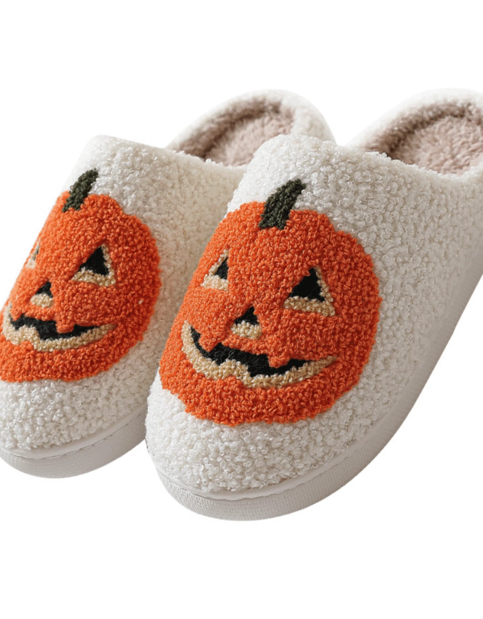 Halloween Slippers for Women Perfect Soft Plush Comfy Warm Slip-On Cute Womens Slippers Indoor Fluffy House Slippers for Women and Men Non-Slip Fuzzy Flat Slides