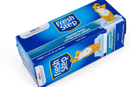 Forros De Caja De Arena Con Cordón, Tamaño Jumbo, 36" X 19" - Paquete De 7