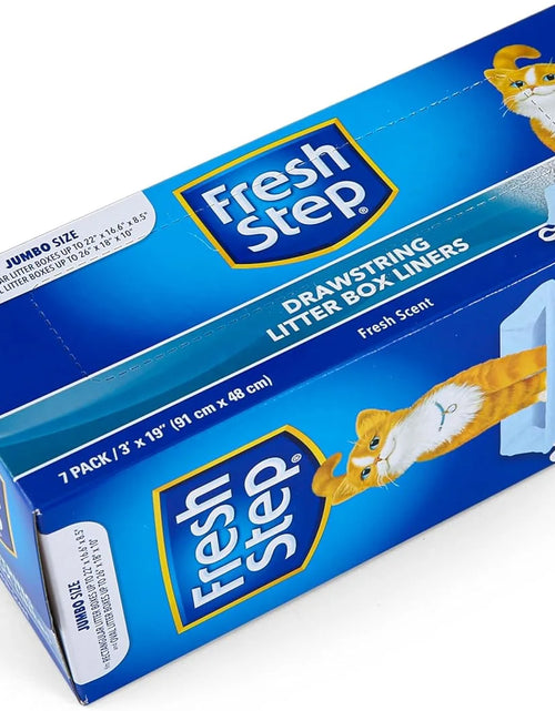 Load image into Gallery viewer, Forros De Caja De Arena Con Cordón, Tamaño Jumbo, 36" X 19" - Paquete De 7
