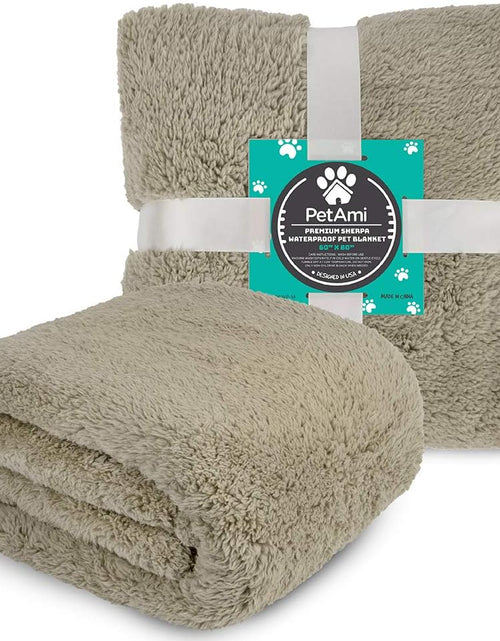 Load image into Gallery viewer, Fluffy Waterproof Dog Blanket Fleece | Soft Warm Pet Fleece Throw for Large Dogs and Cats | Fuzzy Plush Sherpa Throw Furniture Protector Sofa Couch Bed
