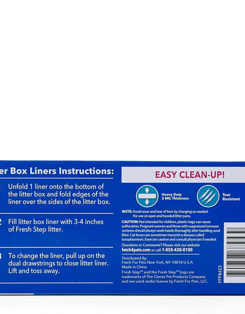 Load image into Gallery viewer, Forros De Caja De Arena Con Cordón, Tamaño Jumbo, 36" X 19" - Paquete De 7
