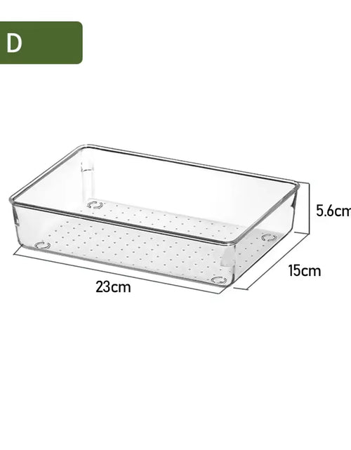 Load image into Gallery viewer, ClearNest Organizer – Transparent Anti-Scratch Drawer Storage Box for Cosmetics, Office &amp; Home
